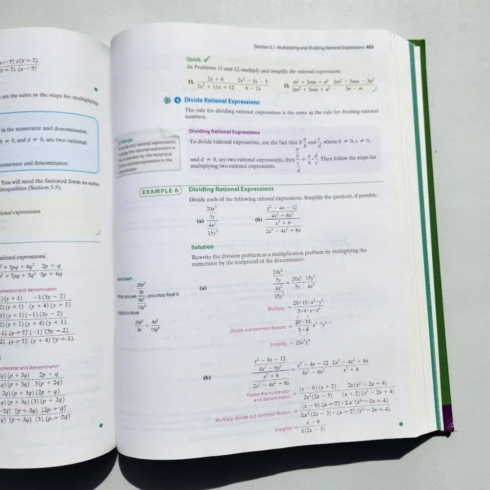 Intermediate Algebra 3rd Edition textbook book Hardcover 9780321880123 Math Math